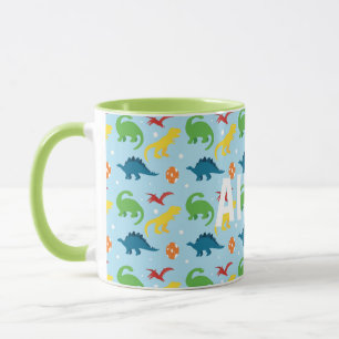 Taza Dino Divertido Niños Mug Personalizado