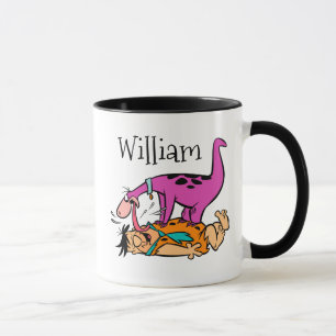 Taza Dino que lame el Flintstone de Fred