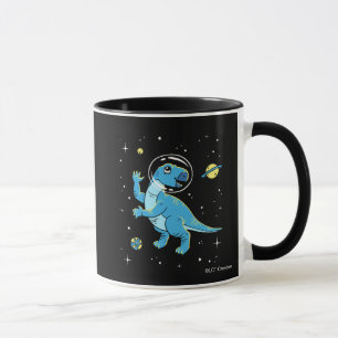 Taza Dinos Rhabdodon Azules En El Espacio