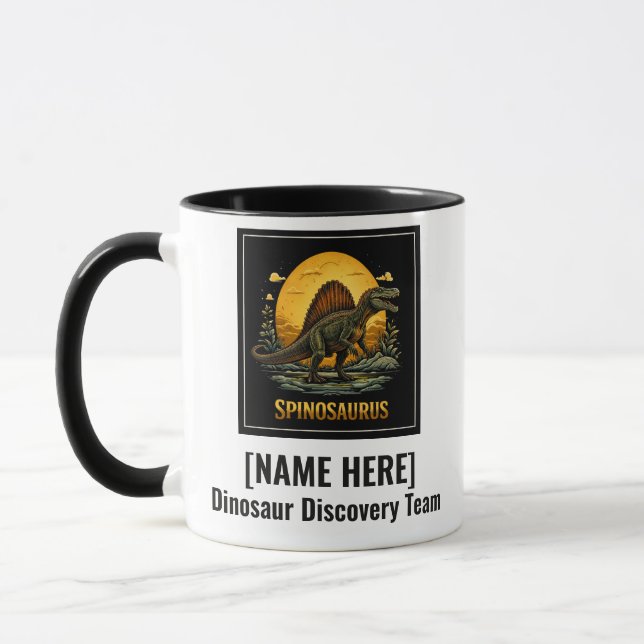 Taza Dinosaur Prehistórico Luna Spinosaurio (Izquierda)