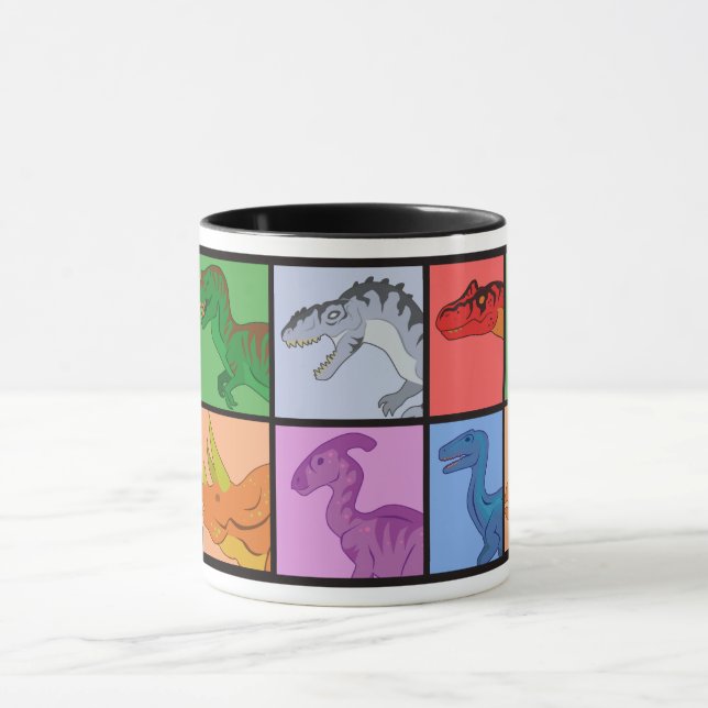 Taza Dinosaur Squares Mug (Centro)