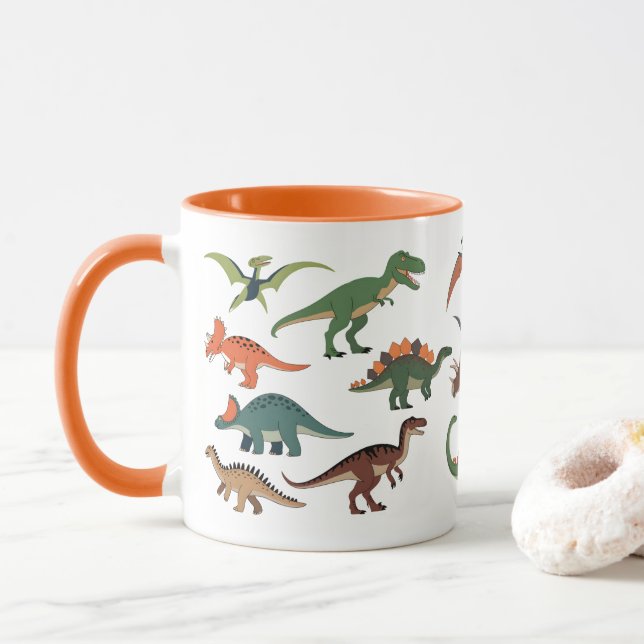 Taza Dinosaurio (Con donut)