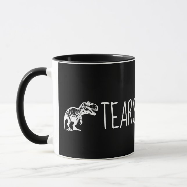 Taza Dinosaurio gracioso rompe café (Izquierda)