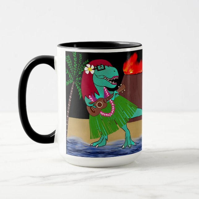 Taza Dinosaurio hawaiano (Izquierda)