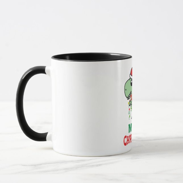 Taza dinosaurio merry xmas (Izquierda)