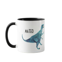 Dinosaurio personalizado con nombre