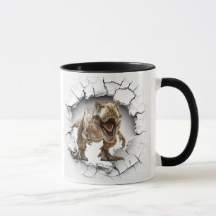 Taza Dinosaurio saliendo de la cueva