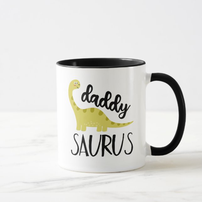 Taza Dinosaurio verde de Saurus del papá (Derecha)