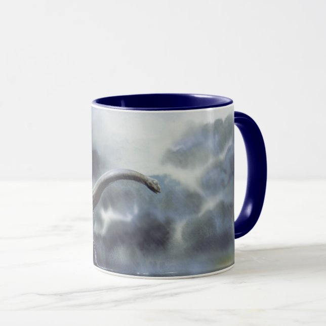 Taza Dinosaurios de época, Barapasauro con nubes de tor (Anverso derecho)