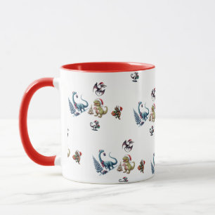 Taza Dinosaurios de Navidades Cutes