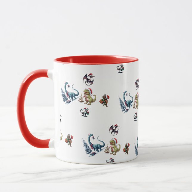 Taza Dinosaurios de Navidades Cutes (Izquierda)