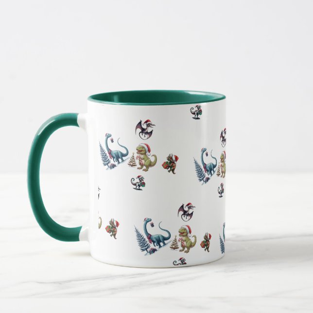 Taza Dinosaurios de Navidades Cutes (Izquierda)