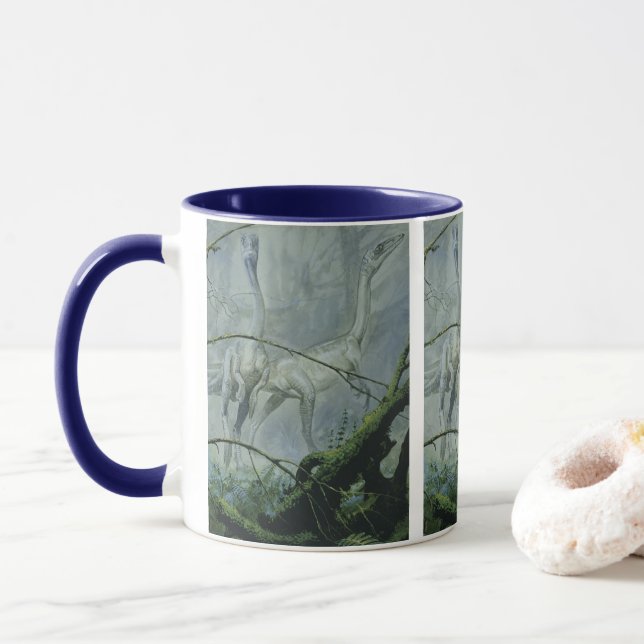Taza Dinosaurios Vintage, Megapnosaurus aka Syntarsus (Con donut)
