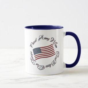 Taza Dios bendice a nuestras tropas, mamá orgullosa de