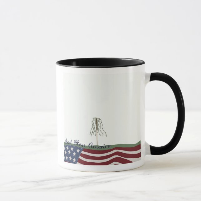 Taza Dios bendiga a America Mug (Derecha)