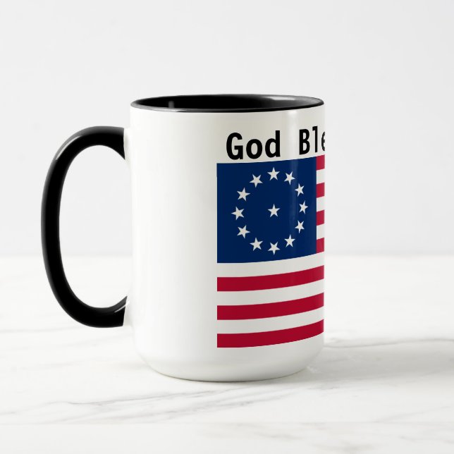 Taza Dios bendiga a Estados Unidos (Izquierda)