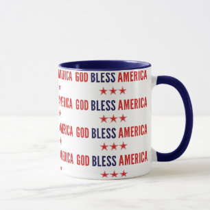 Taza Dios bendiga a Estados Unidos