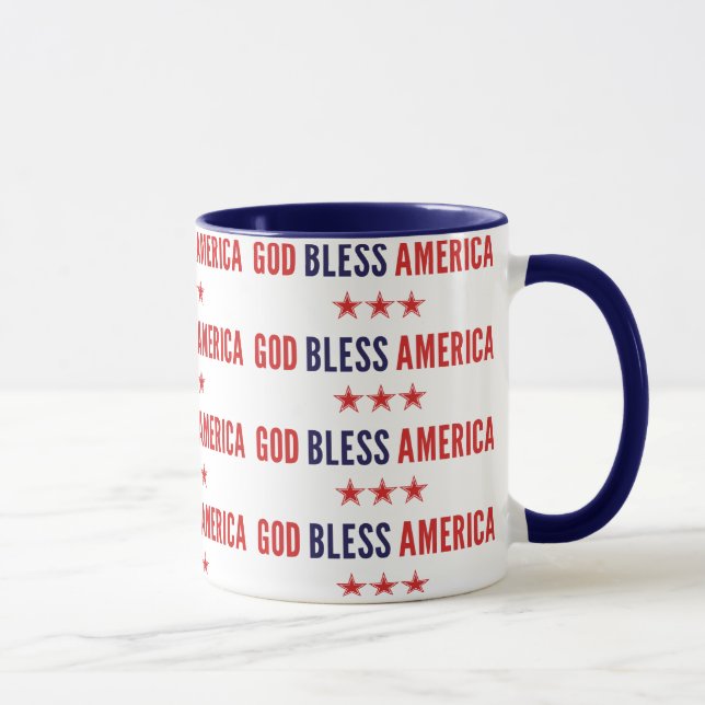 Taza Dios bendiga a Estados Unidos (Derecha)