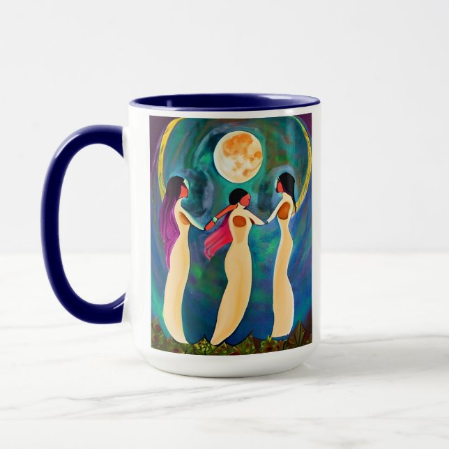 Taza Dios bendiga a todos bajo la luna (Izquierda)