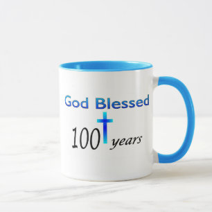 Taza Dios bendijo 100 años de regalo de cumpleaños