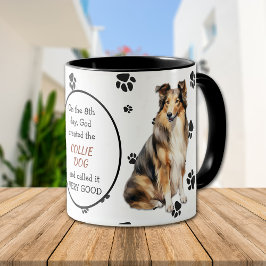 Taza Dios creó al perro de Collie