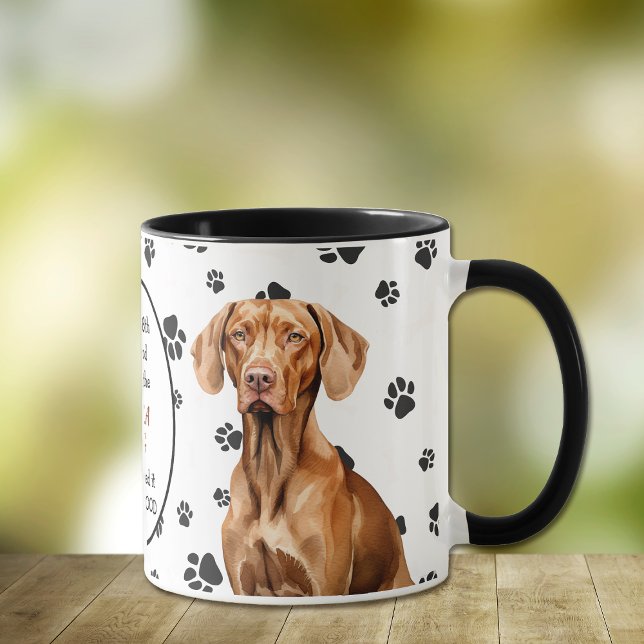 Taza Dios creó al perro de Vizsla (Subido por el creador)