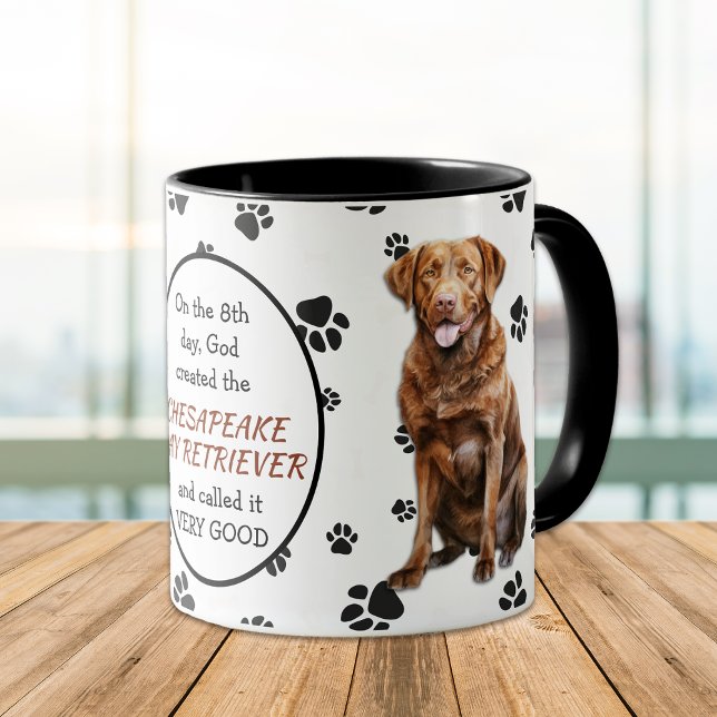 Taza Dios creó al perro recuperador de la bahía de Ches (Subido por el creador)