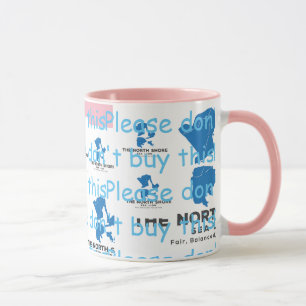 Taza Dios del norte del león marino de la orilla