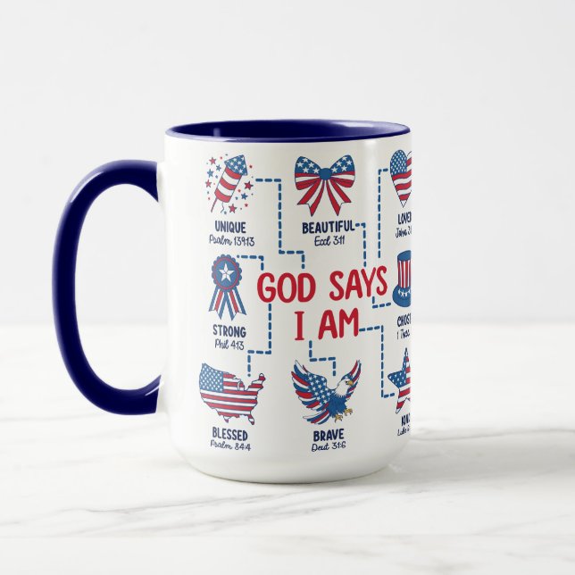 Taza Dios dice que soy su hijo (Izquierda)