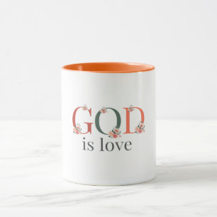 Taza Dios es amor café Mug