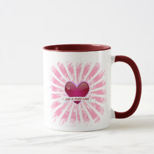 Taza Dios es amor puro