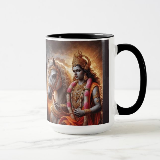 Taza Dios hindú con caballo - Mug (Derecha)