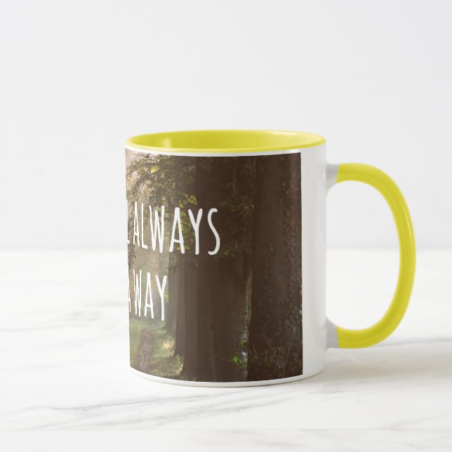 Taza Dios inspirador hará una cita de ruta (Derecha)