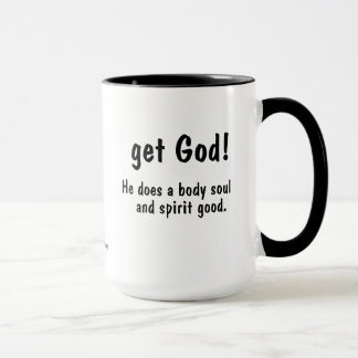 Taza ¡Dios mío! Hace un buen cuerpo. gotGod316.com