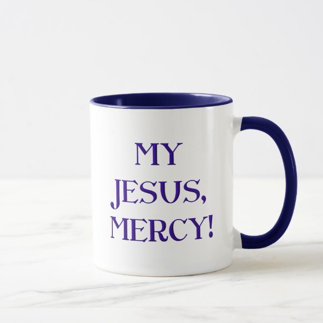 Taza ¡Dios mío, Misericordia! (Derecha)