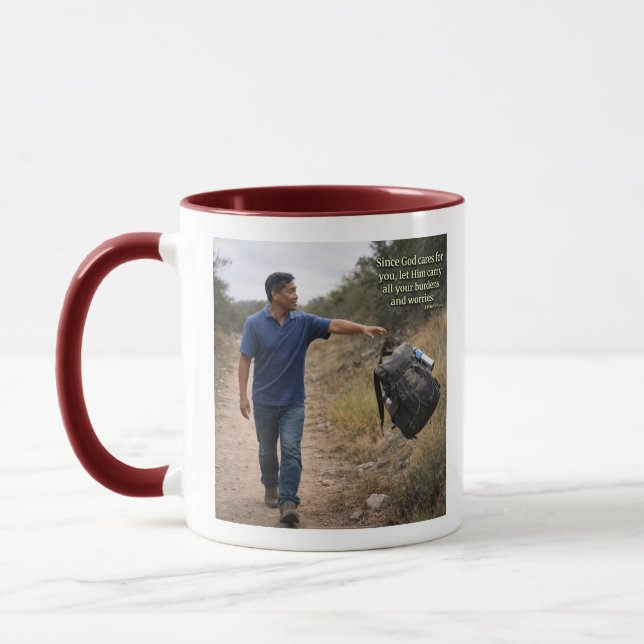 Taza Dios se preocupa por ti (Izquierda)