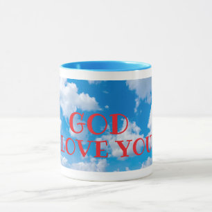 TAZA DIOS TE AMA MUG