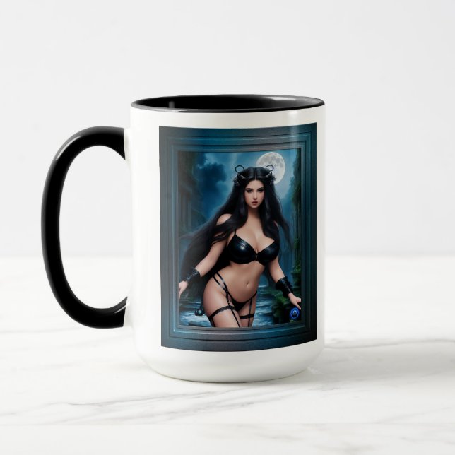 Taza Diosa De Hadas De Las Ruinas Antiguas De Antinaea (Izquierda)