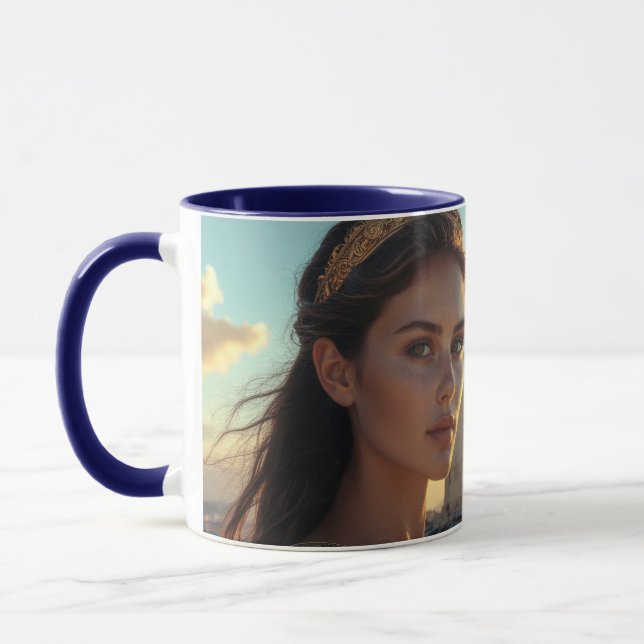TAZA DIOSA GRIEGA ANTIGUA (Izquierda)