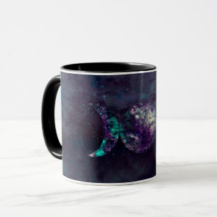 Taza Diosa Lunar de Triple Luna Universo Personalizado
