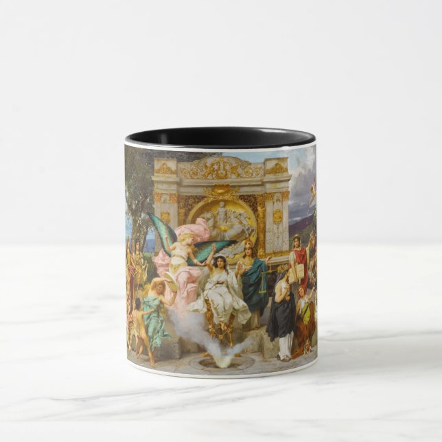 Taza Dioses griegos en el monte Parnassus (Centro)