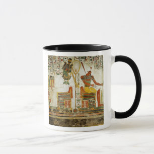 Taza Dioses Osiris y Atum, de la tumba de