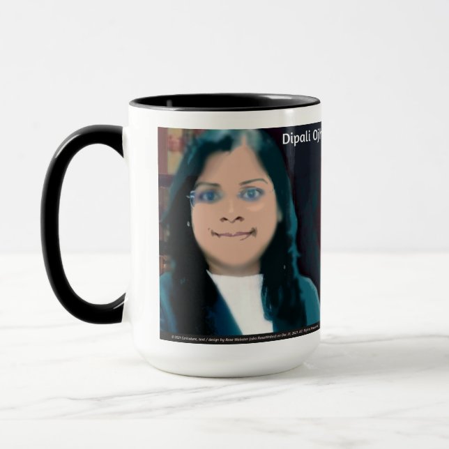 Taza Dipali Ojha Mug de RoseWrites (Izquierda)