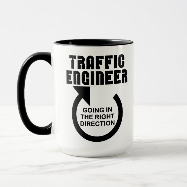 Taza Dirección derecha del ingeniero de tráfico (Izquierda)