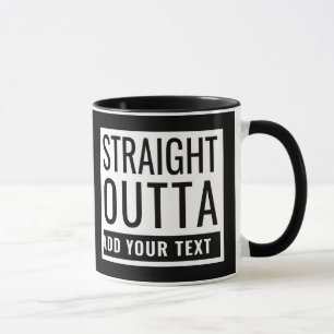Taza Directo desde Añade Tu Texto Divertido Meme de Par