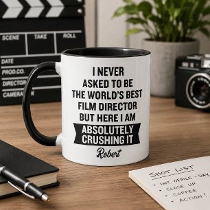 Taza Director de Cine Personalizado Divertido