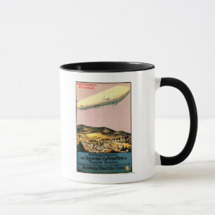 Taza Dirigible del zepelín de Luftschiff sobre el