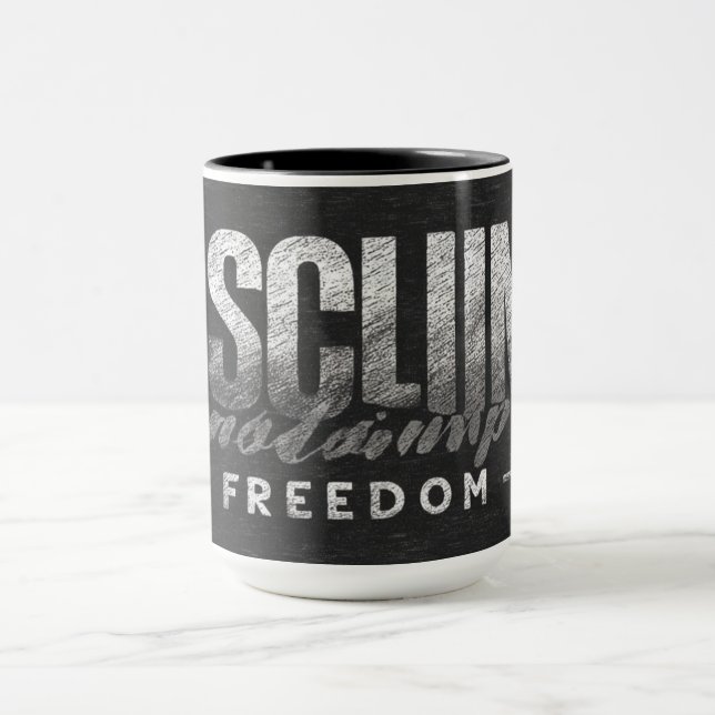 Taza "Discipline Equals Freedom" Motivational Quote | G (Centro)