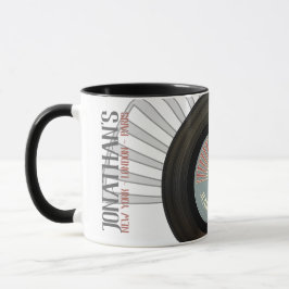 Taza Disco de vinilo divertido de rey Retro del Karaoke