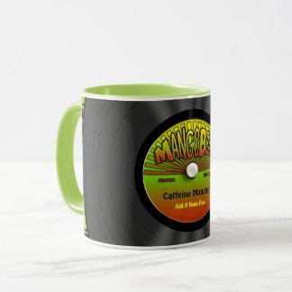 Taza Disco de vinilo personalizado del reggae